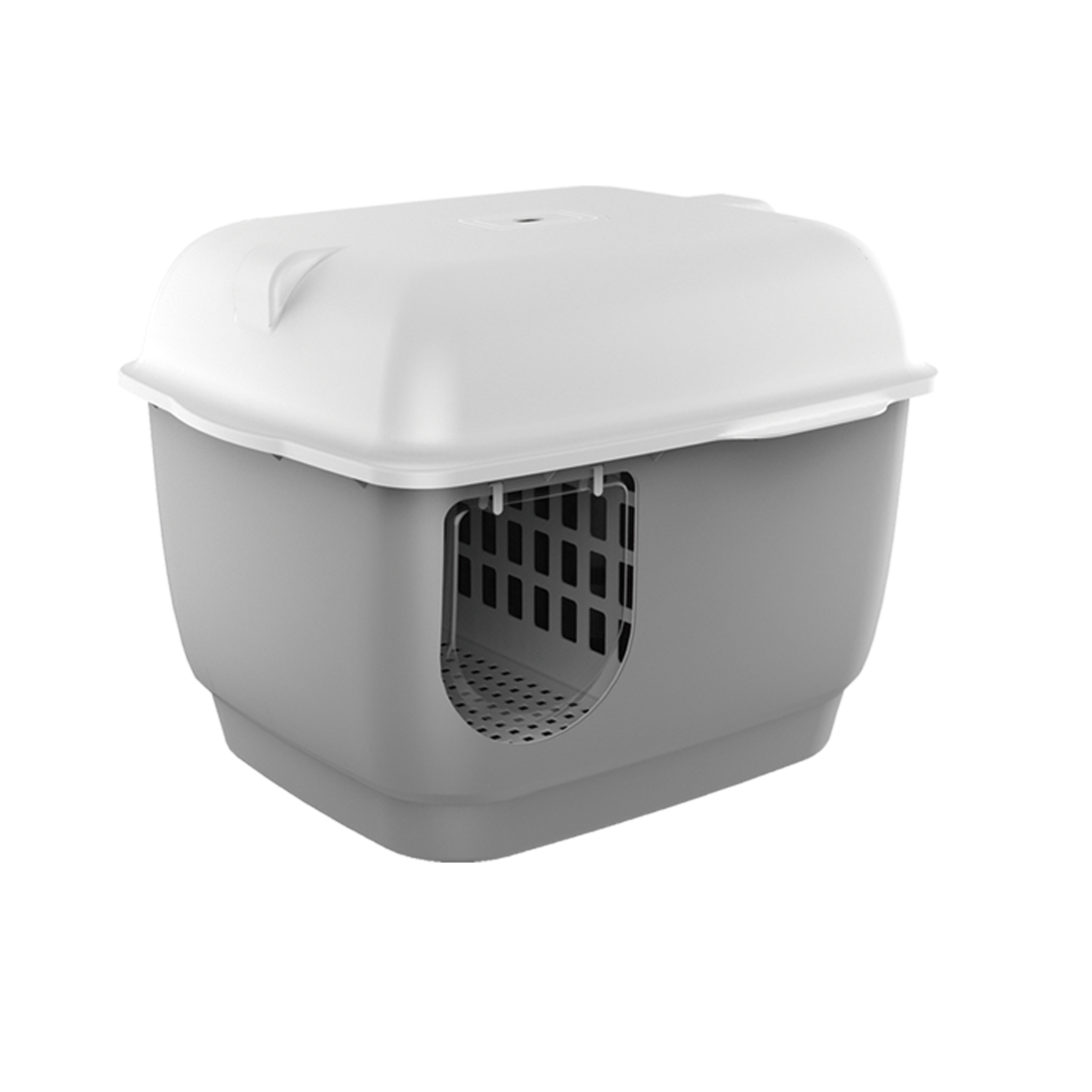 CAT TOILET BOX w CORRIDOR GREY PET INTEREST
